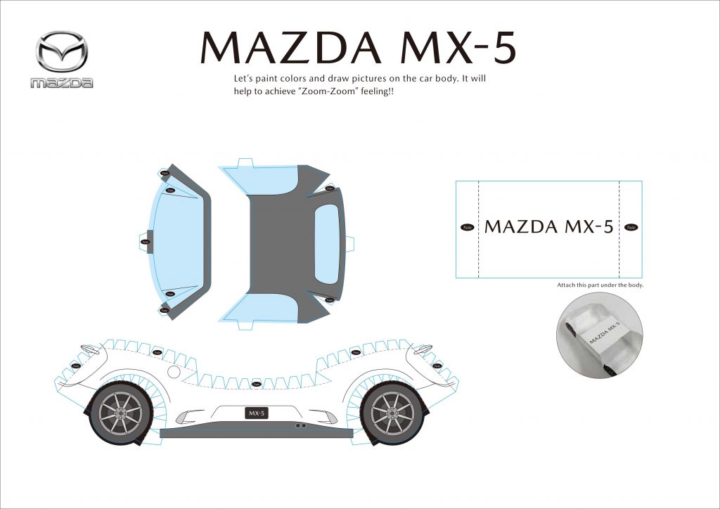 ️ Plantilla Para Imprimir Mazda Mx 5 Gratis Papelest 7055