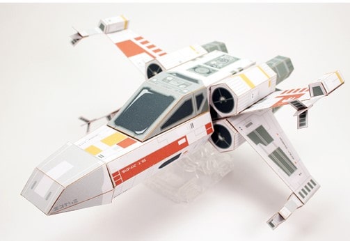 Modelo de Papel Papercraft X Wing Star Wars. 
